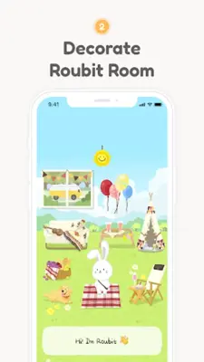 Roubit Cute Daily Routine android App screenshot 3